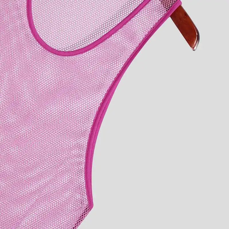 ORVLS Deep Drop Mesh Tank Top | dmunderwear detail image 7