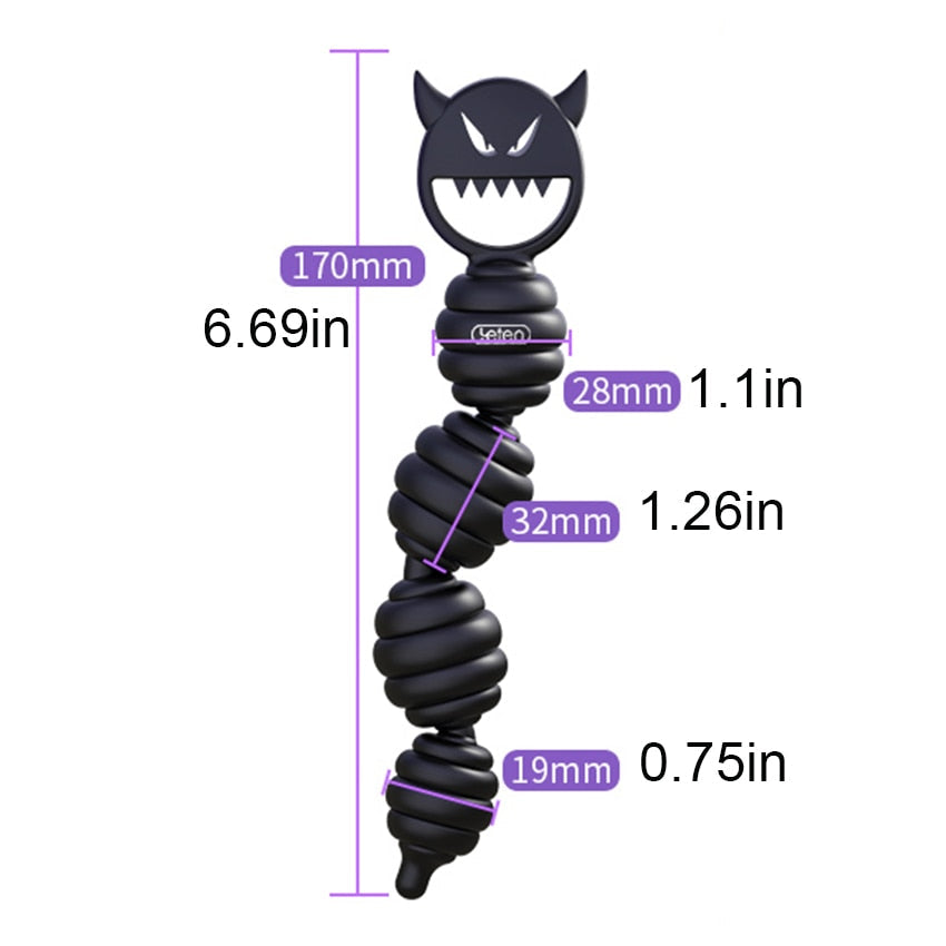 Demon Thread Butt Plug | dmunderwear product image 3