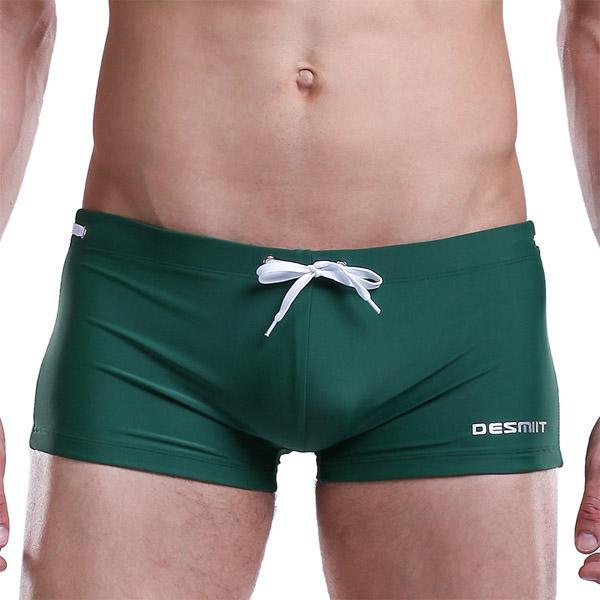 Desmiit Color Tie Square Cut Swim Trunks | dmunderwear detail image 2