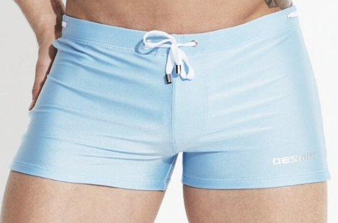 ORVLS Desmiit Color Tie Square Cut Swim Trunks | dmunderwear detail image 11