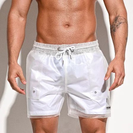 Desmiit Plastic Double Layered Board Shorts | dmunderwear detail image 11
