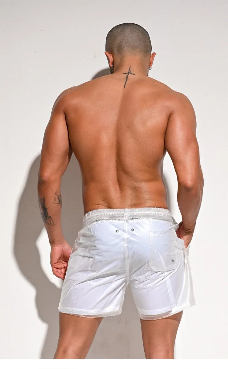 Desmiit Plastic Double Layered Board Shorts | dmunderwear detail image 12