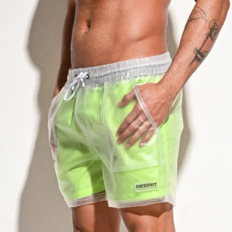 Desmiit Plastic Double Layered Board Shorts | dmunderwear detail image 6