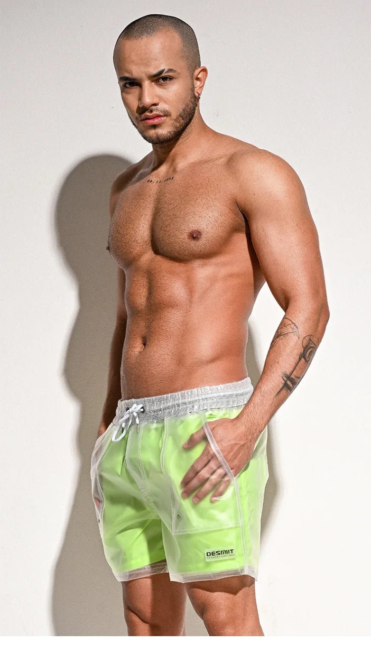 Desmiit Plastic Double Layered Board Shorts | dmunderwear detail image 7