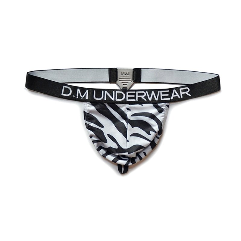 DM Animal Print Thong | dmunderwear detail image 3