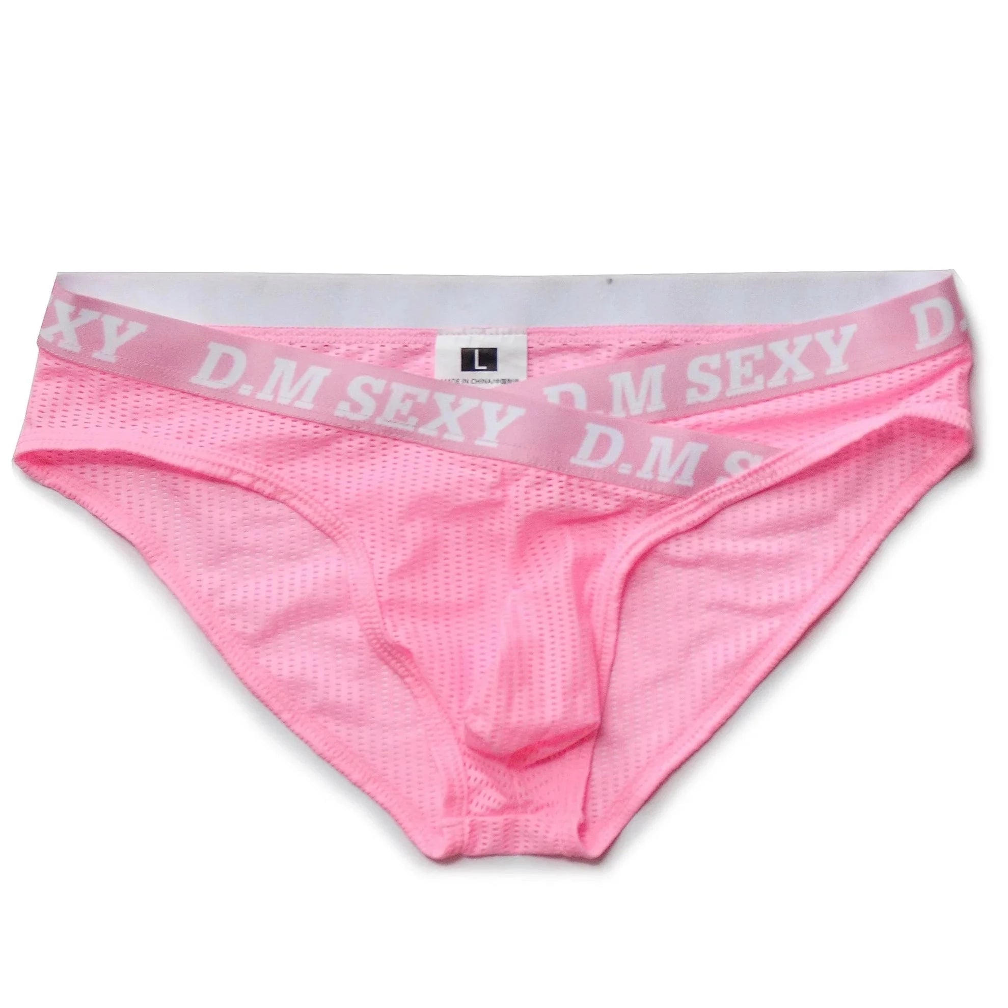 DM Criss-cross Mesh Briefs | dmunderwear detail image 2