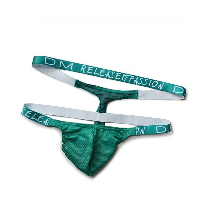 ORVLS DM Double Banded Mesh Thong | dmunderwear