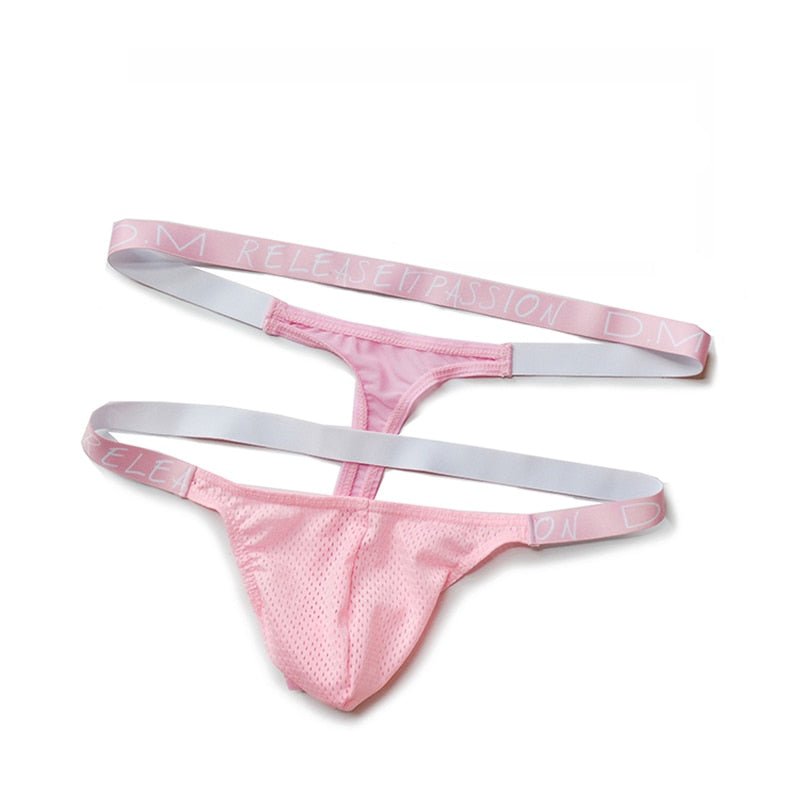 ORVLS DM Double Banded Mesh Thong | dmunderwear detail image 5