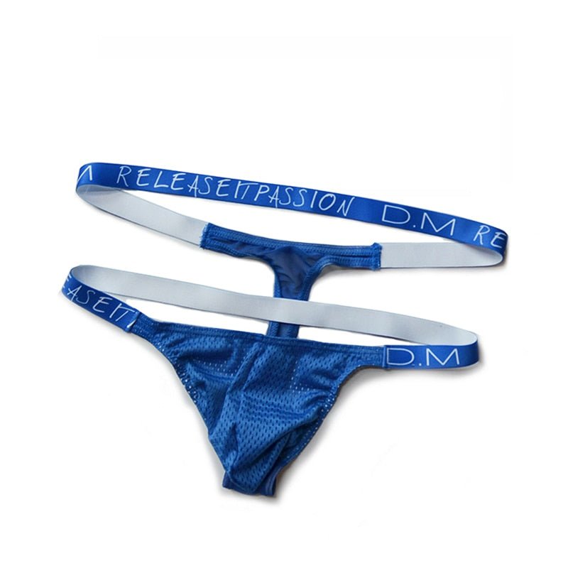 DM Double Banded Mesh Thong | dmunderwear detail image 4