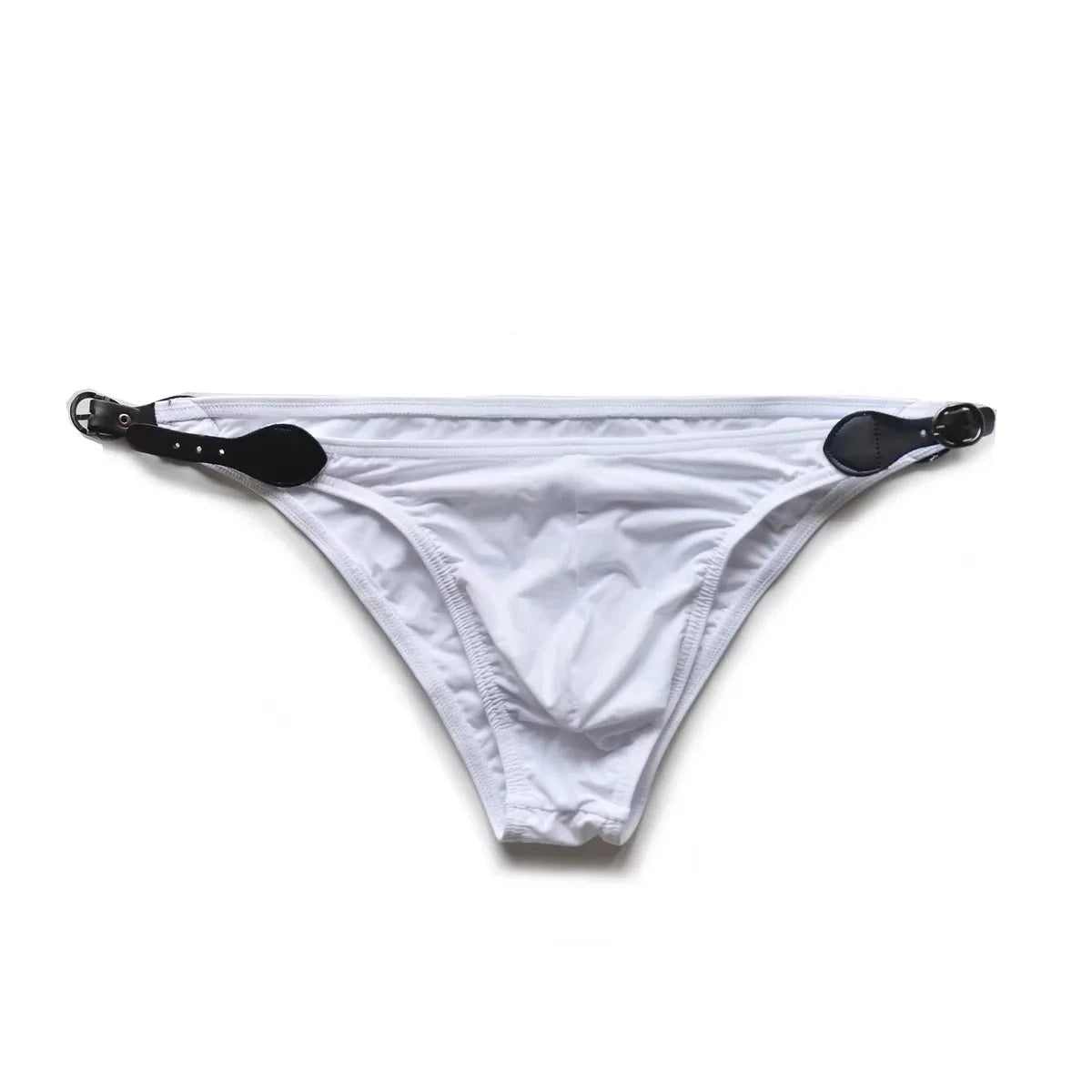 DM Leather Buckle Briefs | dmunderwear detail image 4