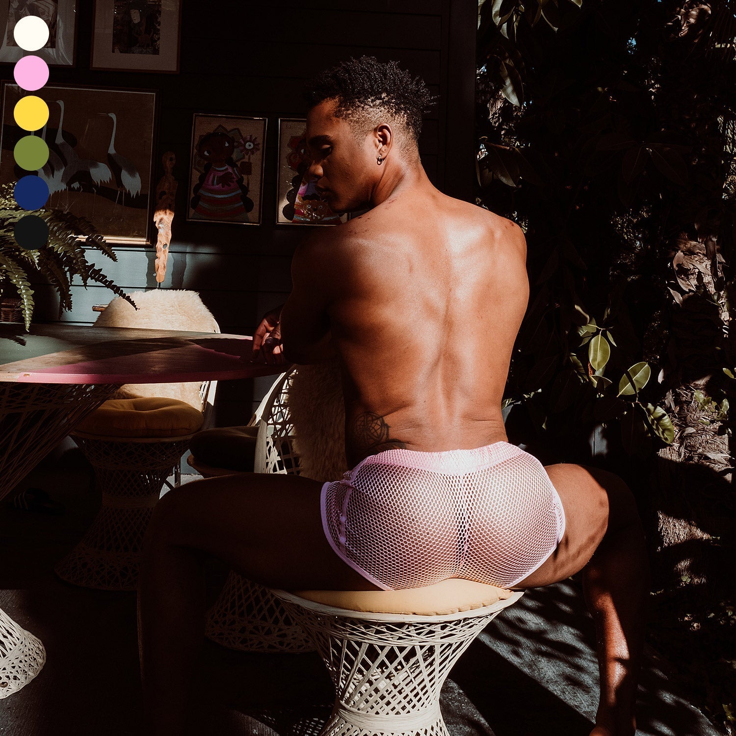 DM Mesh Shorts | dmunderwear detail image 2