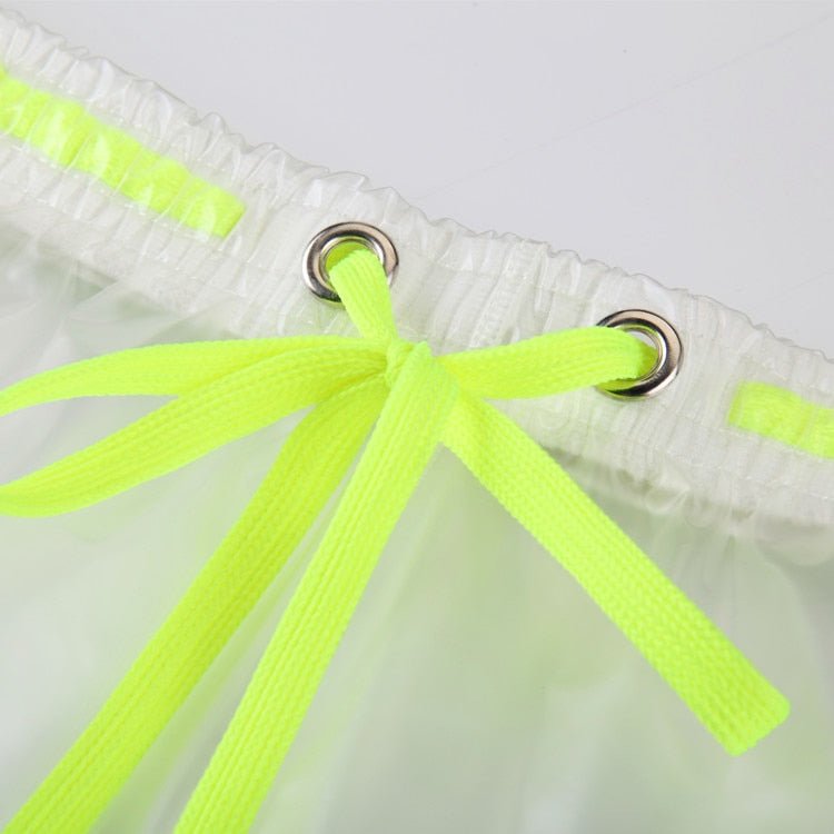 ORVLS DM Plastic See-through Running Shorts | dmunderwear detail image 6