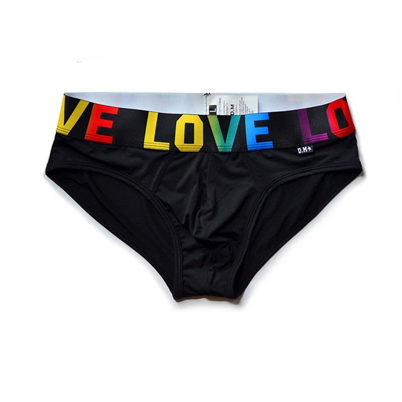 DM Rainbow Love Briefs | dmunderwear detail image 2