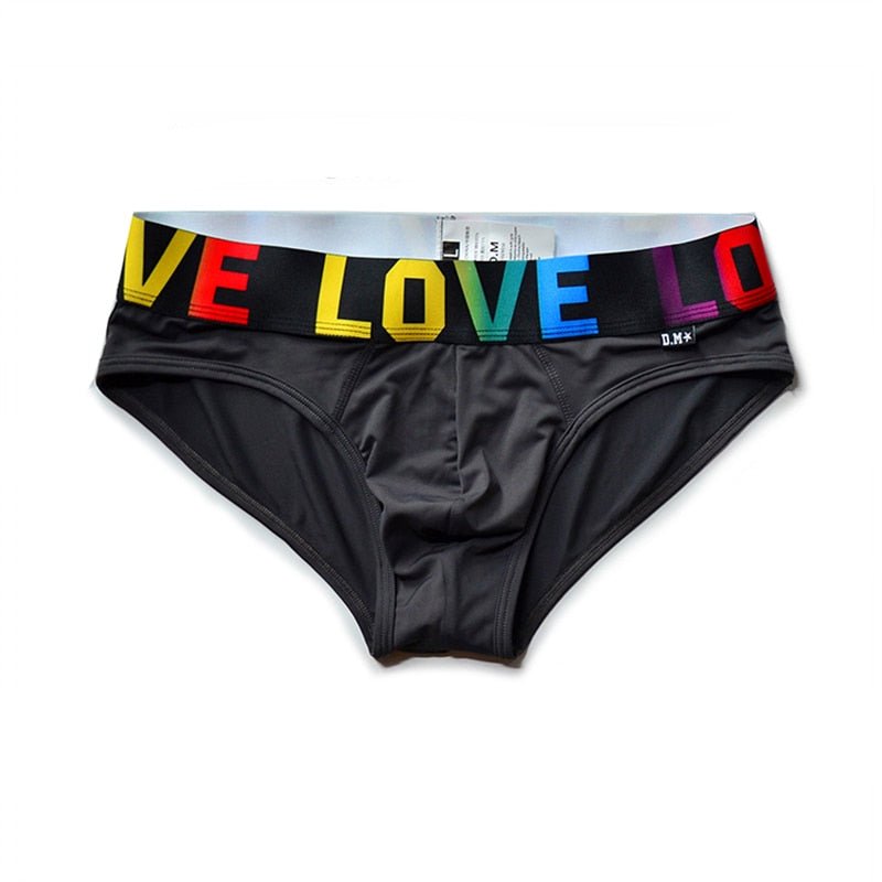 DM Rainbow Love Briefs | dmunderwear detail image 4