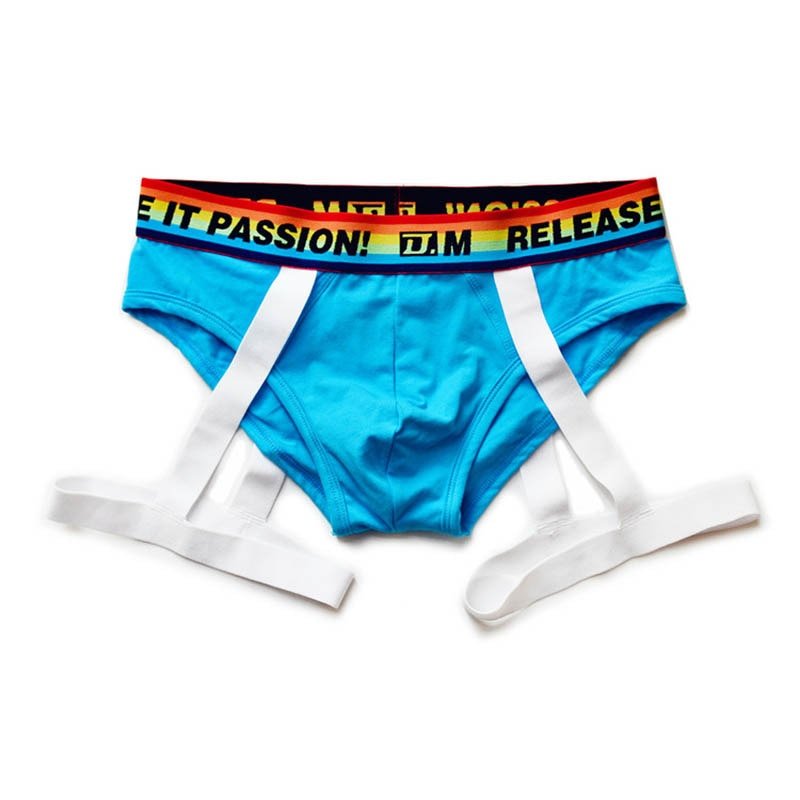 ORVLS DM Rainbow Passion Garter Briefs | dmunderwear detail image 4