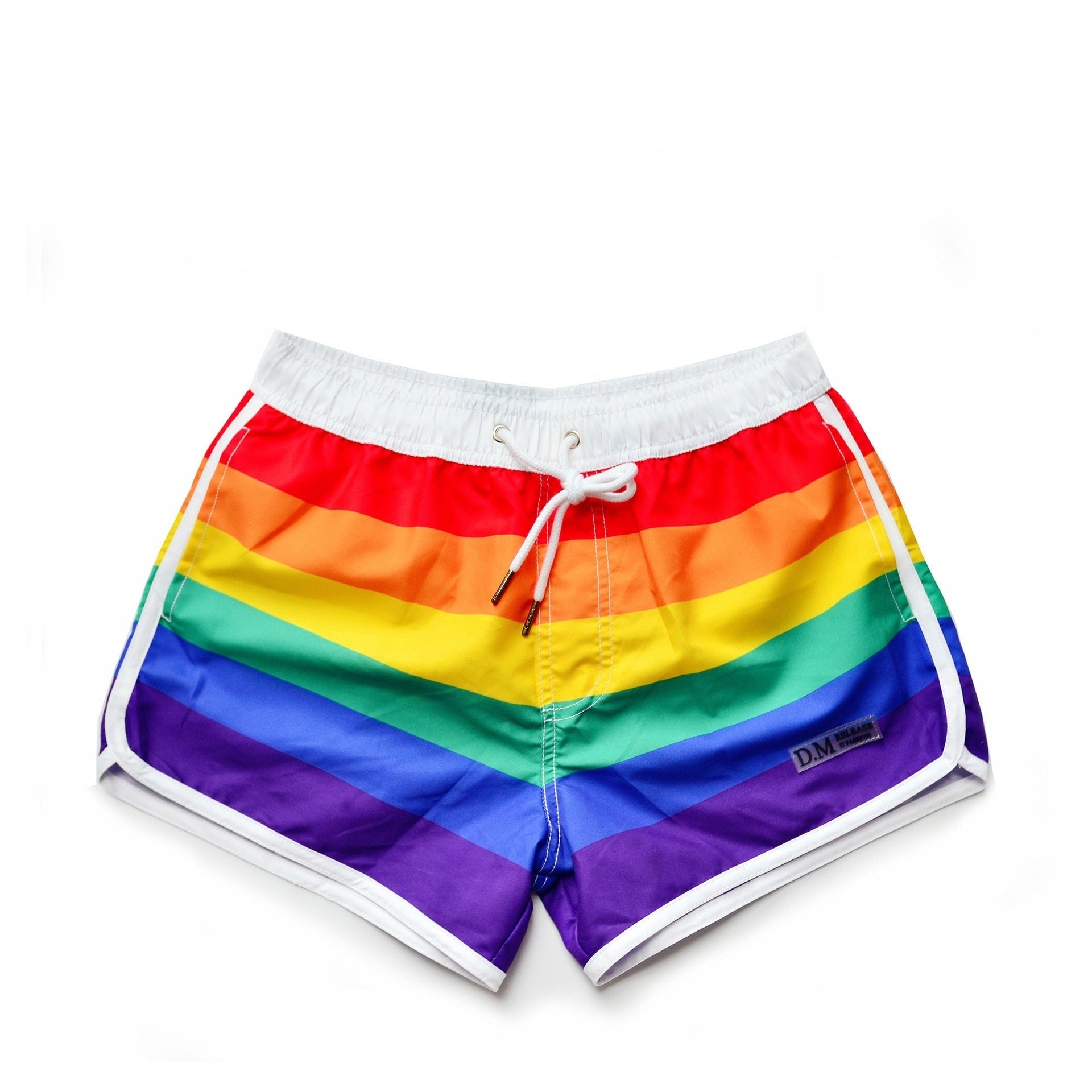 ORVLS DM Rainbow Swim Trunks | dmunderwear