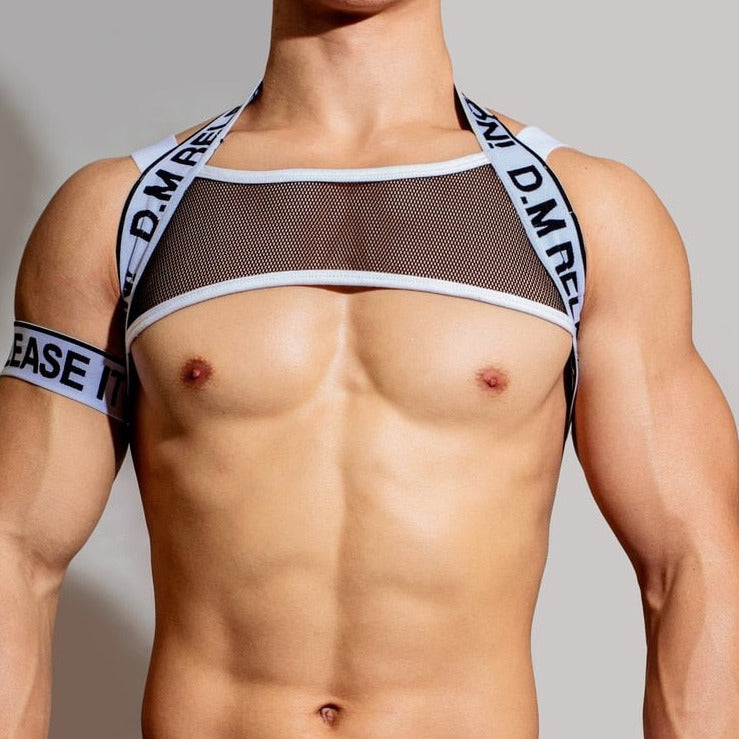 DM Release Mesh Chest Harness | dmunderwear