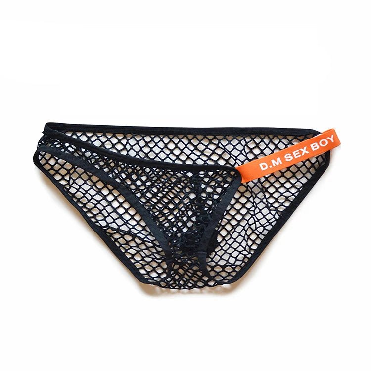 DM Sex Boy Netted Sideshow Briefs | dmunderwear detail image 6