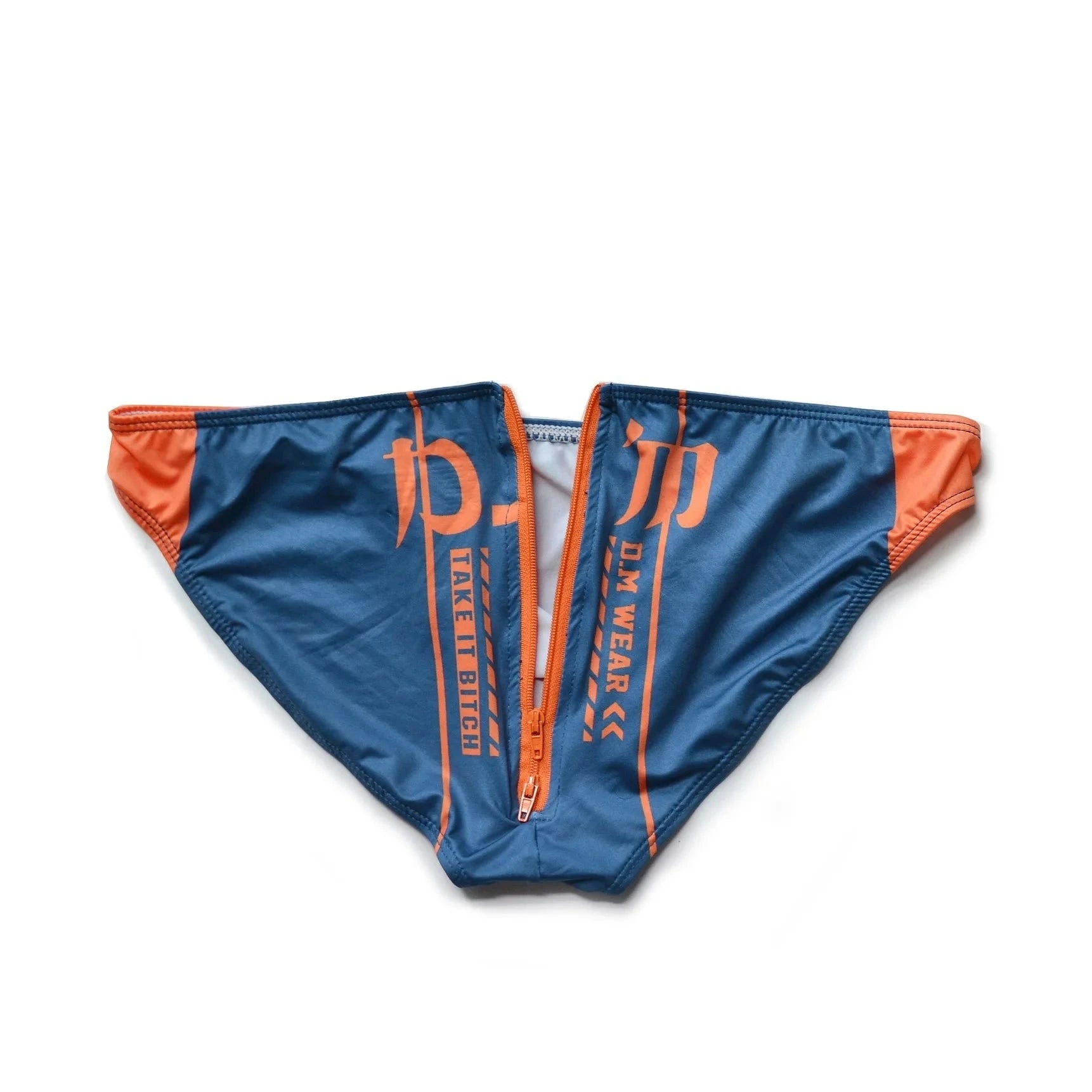 DM Take It Bitch Zippered Swim Briefs | dmunderwear