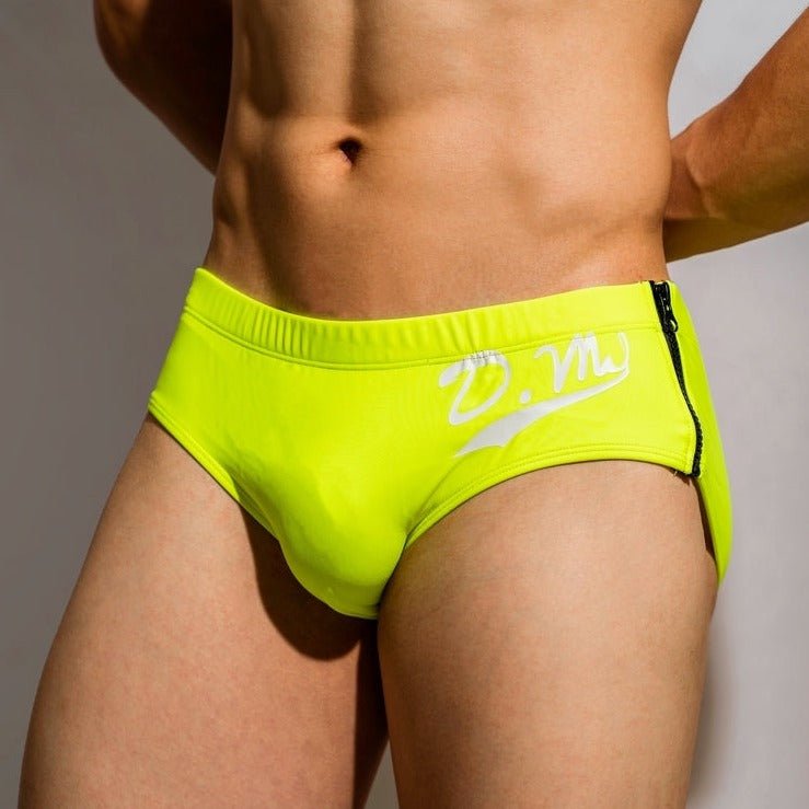 ORVLS DM Zipper Swim Briefs | dmunderwear detail image 2