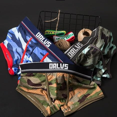 Camo Mesh Boxers | dmunderwear detail image 9