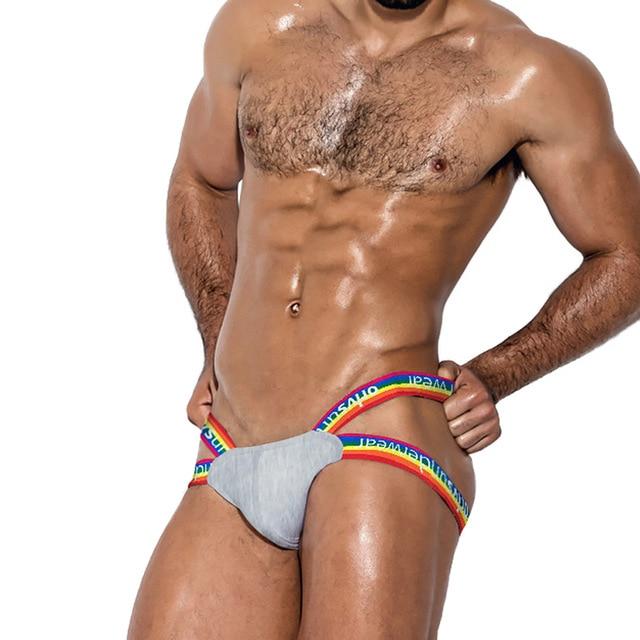 ORVLS Rainbow Jockstrap | dmunderwear detail image 5