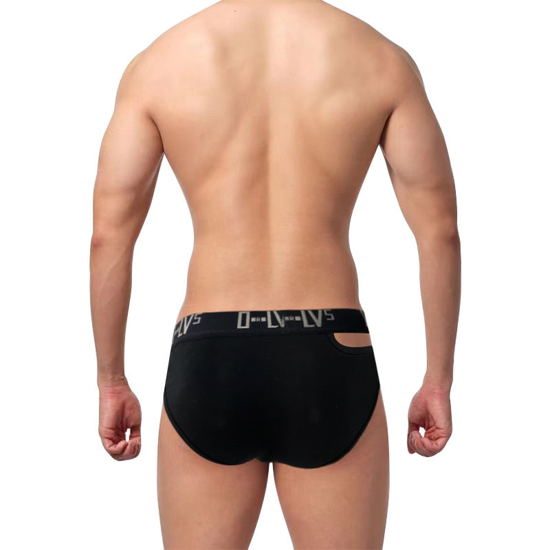 Side Piece Cut-Out Briefs | dmunderwear detail image 12
