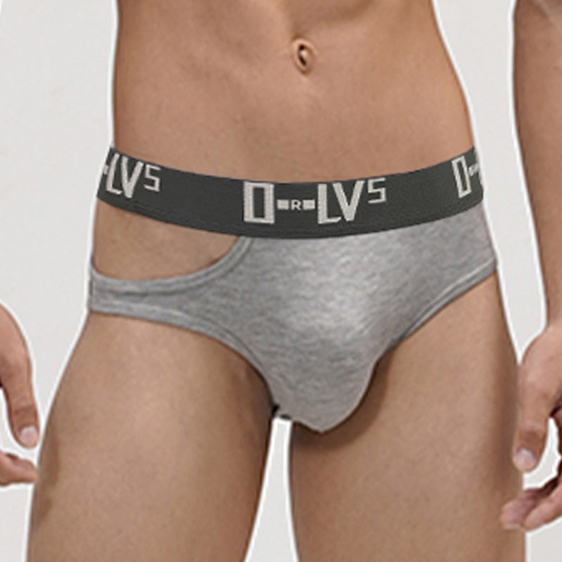 Side Piece Cut-Out Briefs | dmunderwear detail image 4