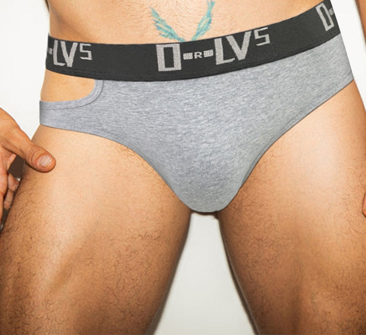 Side Piece Cut-Out Briefs | dmunderwear detail image 8