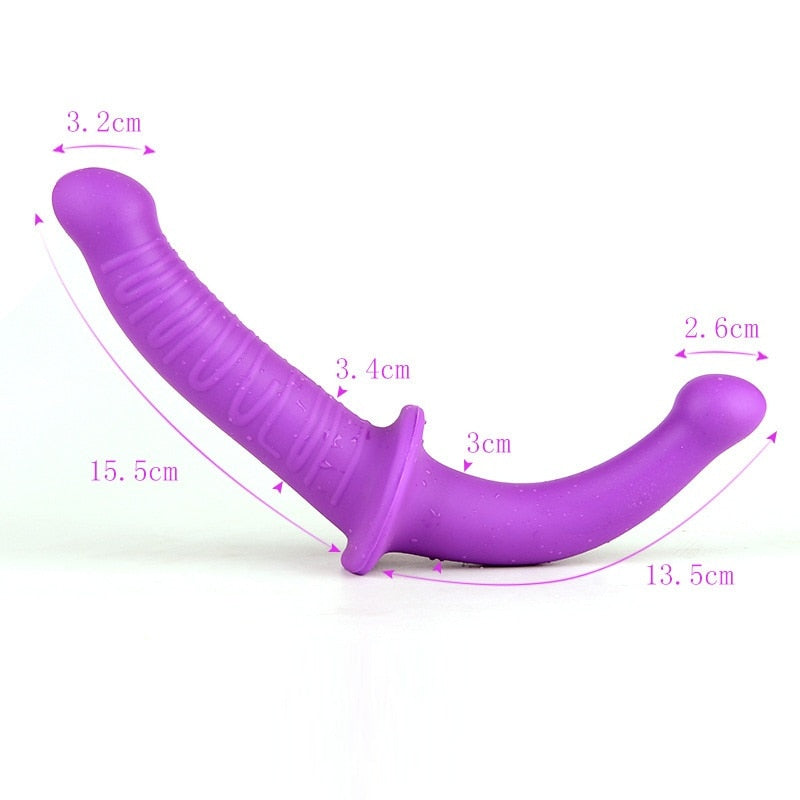 Double Head Lesbian Dildo | dmunderwear detail image 6