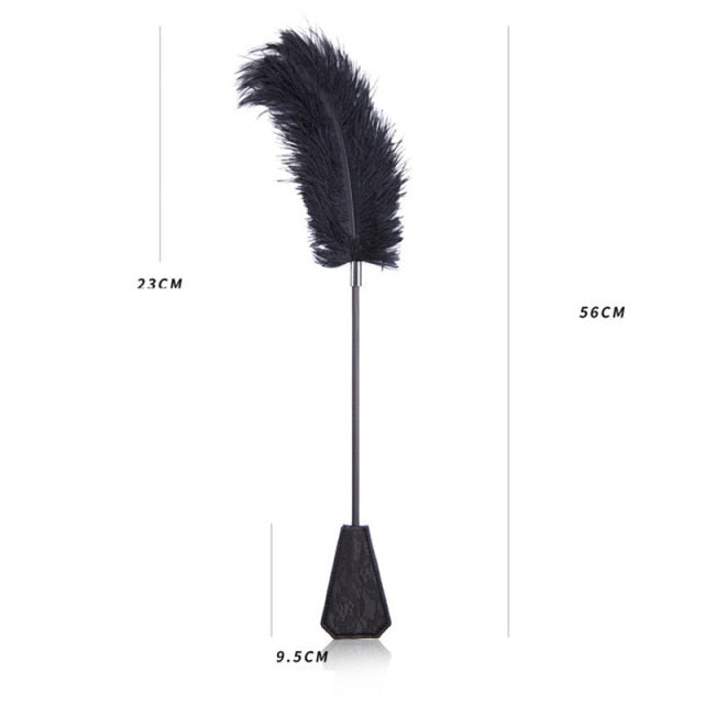 Double Headed Feather Flogger | dmunderwear detail image 10