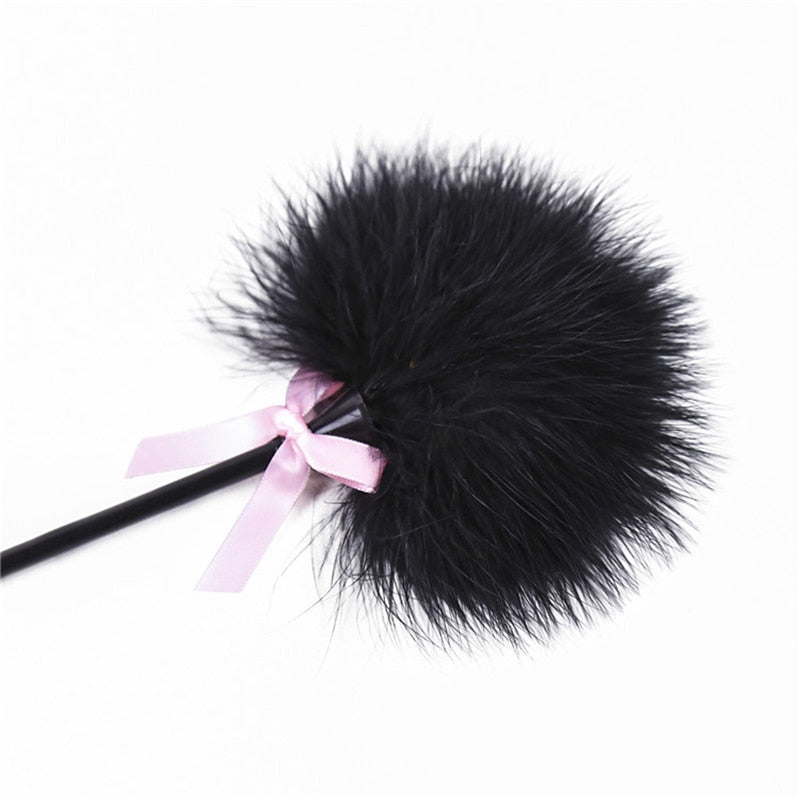 Double Headed Feather Flogger | dmunderwear detail image 17