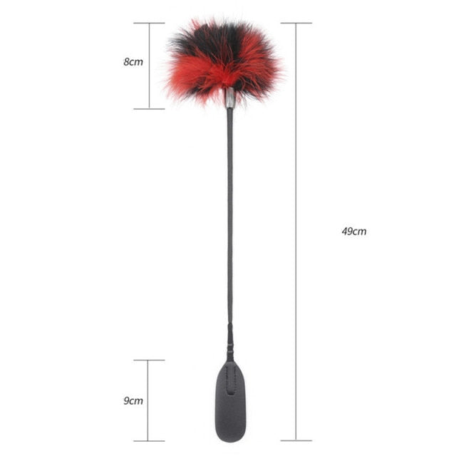 Double Headed Feather Flogger | dmunderwear detail image 8