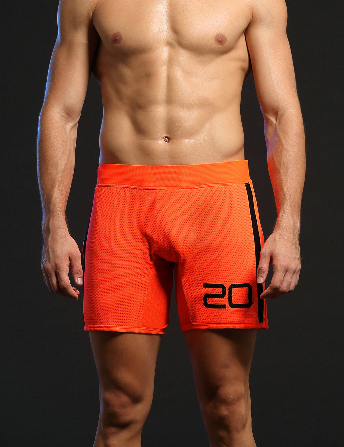 Double-layer Mesh all Over Sport Shorts 1502 | dmunderwear detail image 3