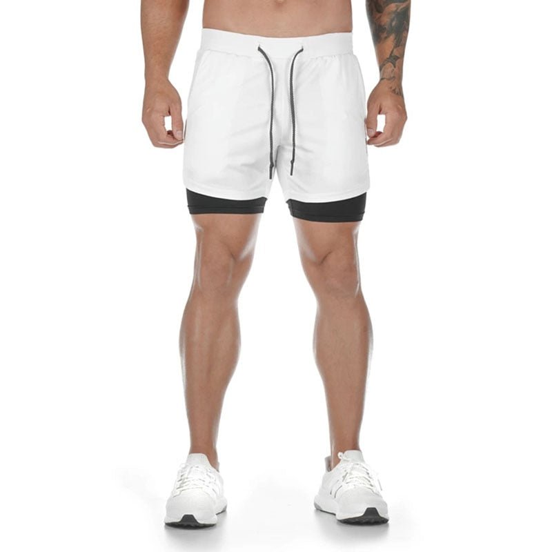 Double Layered Hidden Pocket Running Shorts | dmunderwear detail image 12