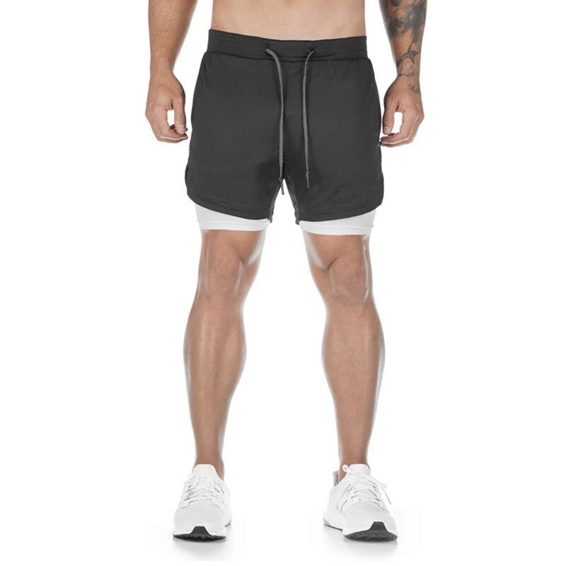 Double Layered Hidden Pocket Running Shorts | dmunderwear detail image 14