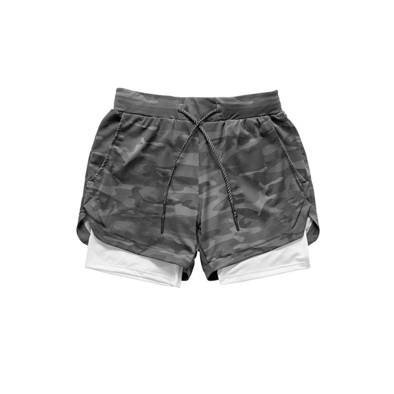 Double Layered Hidden Pocket Running Shorts | dmunderwear detail image 8