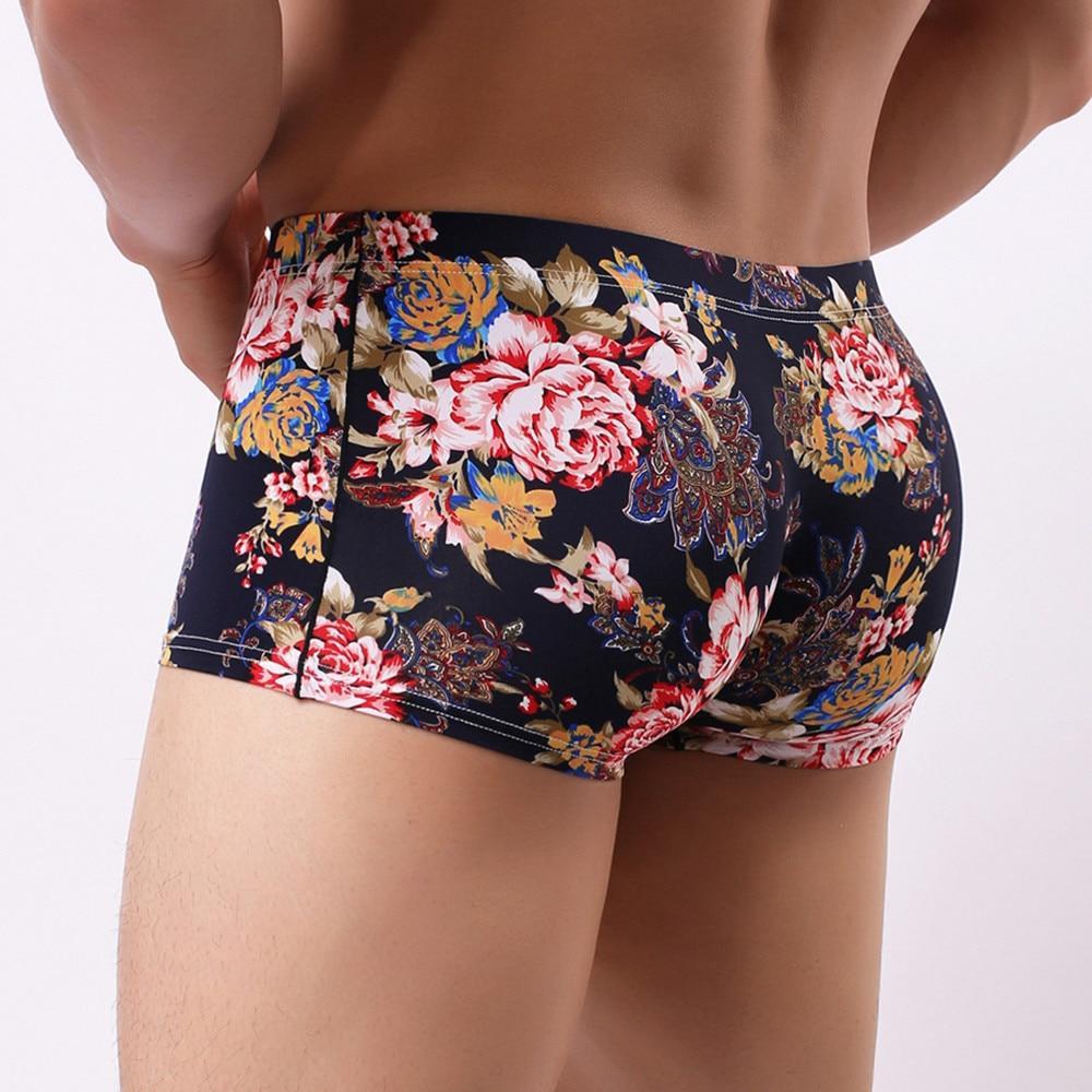 Dark Floral Print Boxers | dmunderwear