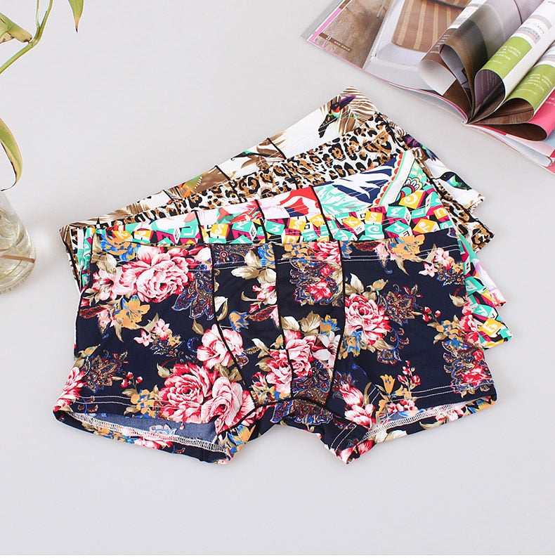 Dark Floral Print Boxers | dmunderwear product image 7