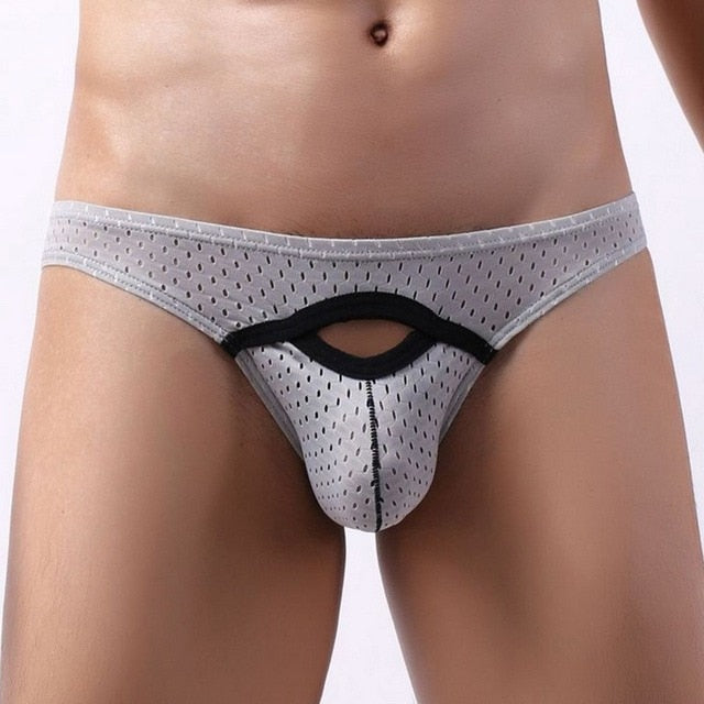 Easy Access Mesh Briefs | dmunderwear detail image 6