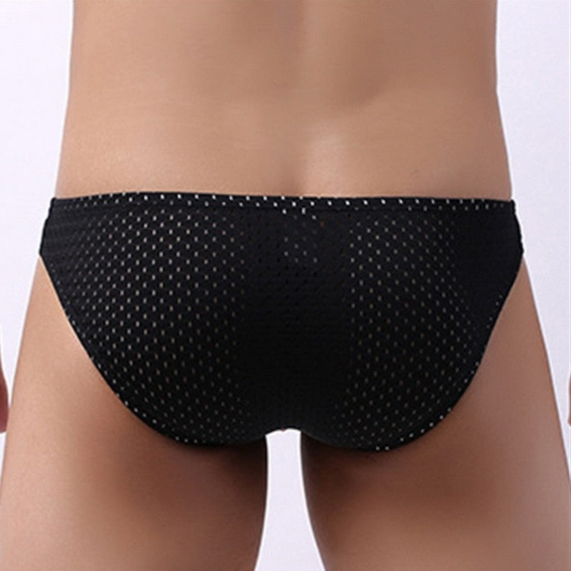 Easy Access Mesh Briefs | dmunderwear detail image 9