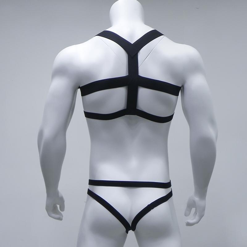 Elastic Chest Harness + Jockstrap | dmunderwear detail image 5
