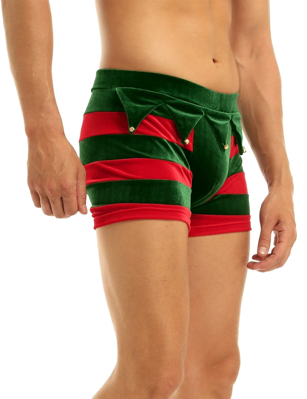 ORVLS Elf Jingle Balls Boxer Briefs | dmunderwear detail image 2
