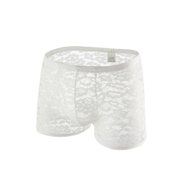 Erotic Lace Boxers | dmunderwear detail image 4