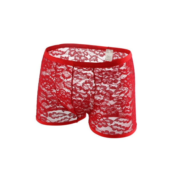 Erotic Lace Boxers | dmunderwear detail image 5
