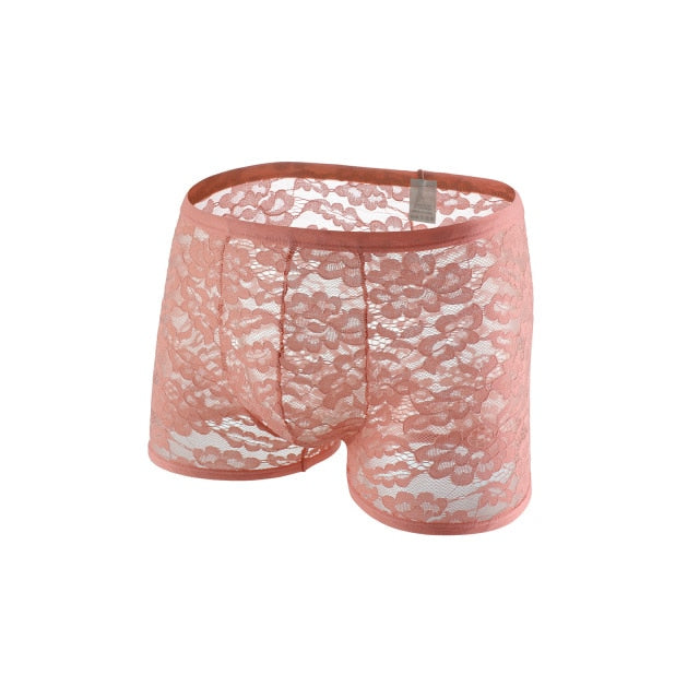 Erotic Lace Boxers | dmunderwear detail image 6