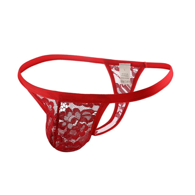 Erotic Lace Thong | dmunderwear detail image 15
