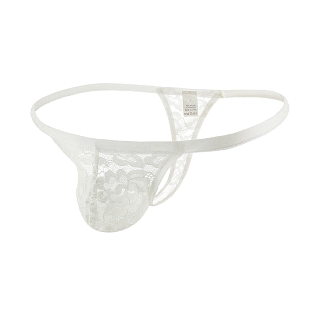 Erotic Lace Thong | dmunderwear detail image 7