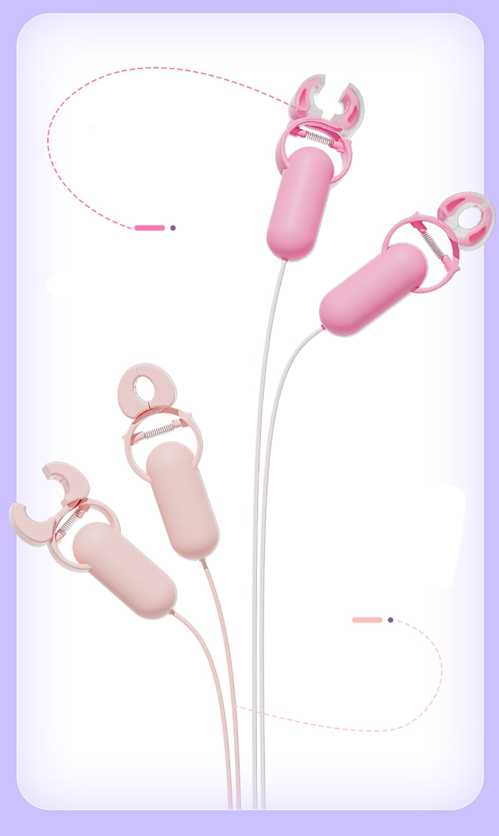 Euphoric Embrace Electric Nipple Clamp Vibrator | dmunderwear detail image 12