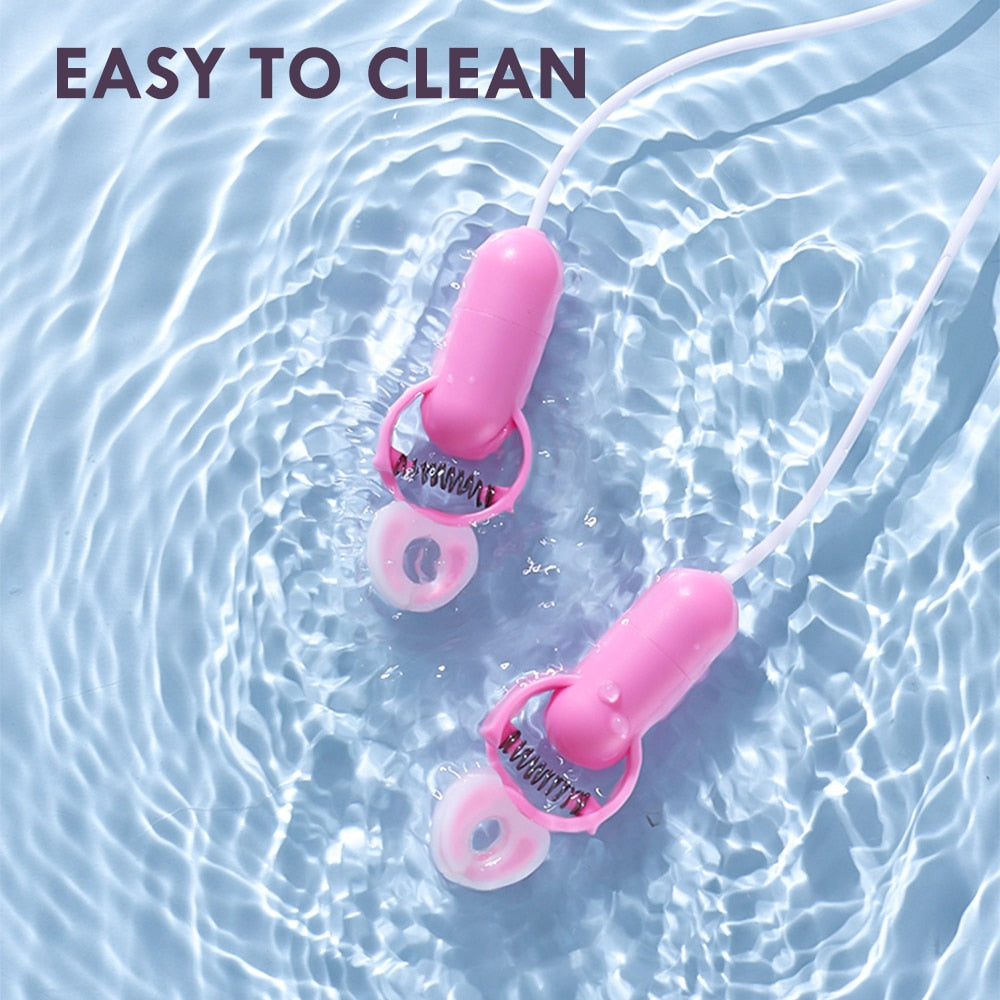 Euphoric Embrace Electric Nipple Clamp Vibrator | dmunderwear detail image 14